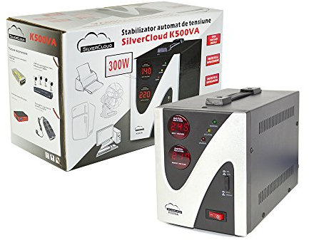 Voltage Converter Stabilizer SilverCloud 500VA 300W