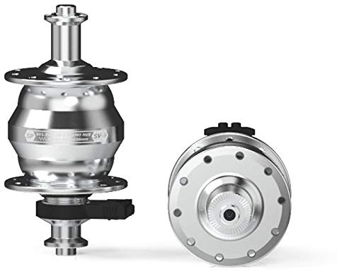 Shutter Precision (SP) Ultra Small Dynamo Hub SV-9 SL 24H S43HUB01601 Silver 24H