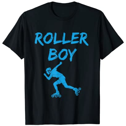 Uomo Roller Boy Retro Pattini a rotelle Pattinaggio in linea Skate Sport Maglietta