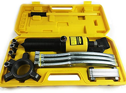 LENJKYYO Estrattore idraulico 15T, estrattore per mozzi ruota idraulico a 3 ganasce idraulico, 180 mm, estrattore per cuscinetti idraulici, set di attrezzi