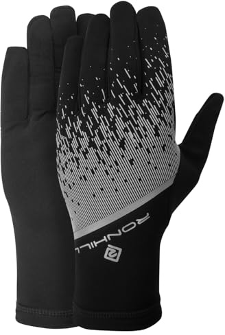 Ronhill Running, Reflect Glove, Black/Reflect, L