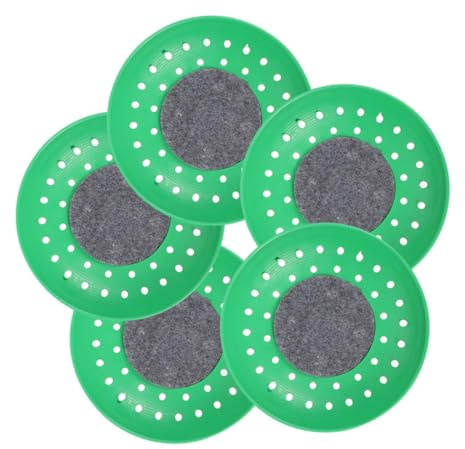TOGEVAL Lot De 5 Nids D’Oiseaux en Plastique Réutilisables Tapis Amovible, Bol D’élevage pour Pigeons, Nid D’éclosion Confortable pour Cages à Oiseaux De Compagnie