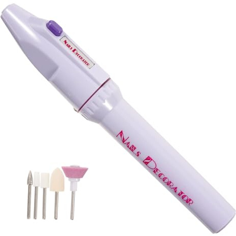 Mikikit Pulidor Eléctrico para Uñas Portátil Máquina de Pulir y Lijar Acrílicas y Gel Ergonómico y Ligero para Salón Profesional y Viaje