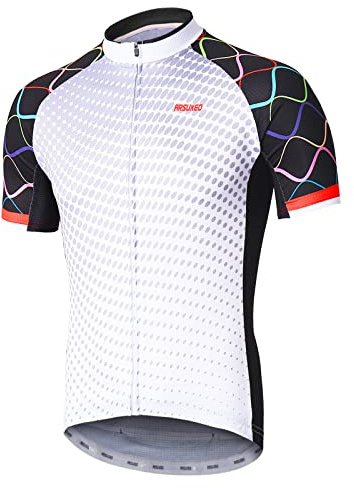 ARSUXEO herr Men's Cycling Jersey Skjorta