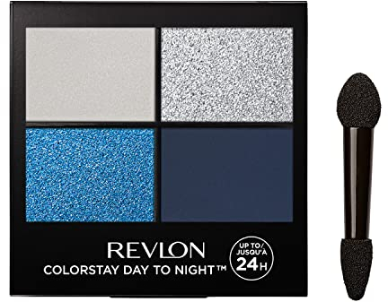 Revlon ColorStay Day To Night Eyeshadow Quad, Palette Ombretti, Durata Fino a 24 Ore, Formula Ibrida, 580 Gorgeous - 4,5g