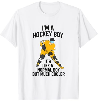 Hockey su ghiaccio per bambini regalo hockey figlio hockey su ghiaccio Maglietta