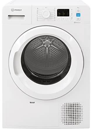 Indesit YTN M10 91 R EU Séche-linge - Pose libre, 9 kg, Pompe à chaleur, Push&Go, EasyCleaning, Shoes Rack, Fast45, Blanc, Classe A+