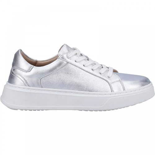 Hush Puppies Women's Camille Sneaker, Silver, 39 EU