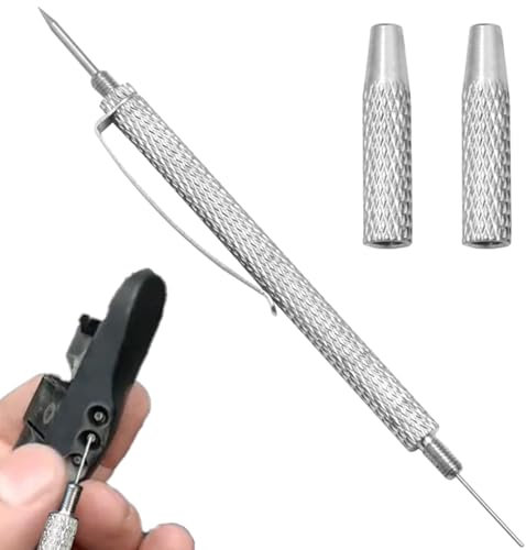 GIONAR Windscreen Washer Nozzle Adjustment Tool, 2-in-1 Windshield Washer Jet Cleaning Tool, Car Windscreen Cleaner Tool with Spray Nozzle Needle, Washer Jet Cleaning Tool for Windshield Maintenance