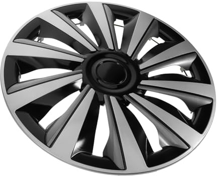 Warmhm Capes De Moyeu De Roue 15 Pouces Universel Enjoliveur De Protection Durable en PP Installation Facile pour Jantes Auto Décoration Élégante Et Protection Contre Les Dommages