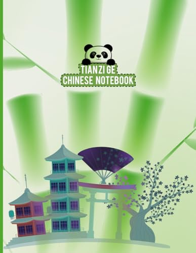 Tianzi Ge chinese notebook: English to Japanese writing composition paper.