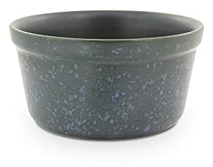 Bunzlauer Keramik Ragout fin/Crème - Cuenco para crème brûlée (diámetro de 12,5 cm), diseño de esqueleto