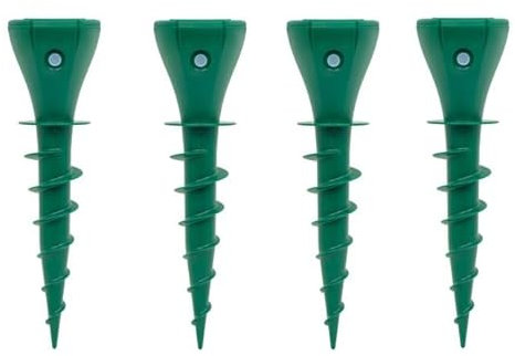 Lot de 4 répulsifs anti-taupes - Serpents - Vibrations - 1400 m²