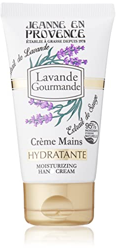 JEANNE EN PROVENCE - Crema per le Mani - Lavanda Gourmande - Nutre, Profume & Ammorbidisce - Per pelli secche - 95% di ingredienti di origine naturale - Made in France à Grasse - 75 ml