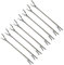 HAC24 8er Set Greifzange Müllzange Metall Greifhilfe Abfall Müll 90cm Greifer Greifarm Müllsammler Müllgreifer Abfallgreifer