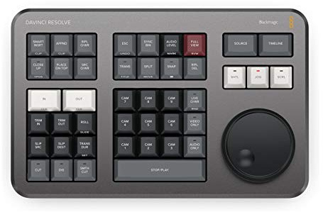 Blackmagic Design Keyboard, Flerfärgad, En Storlek | Inkluderar programvarulicens, BM-DV/Res/BBPNLMLEKA-LIC