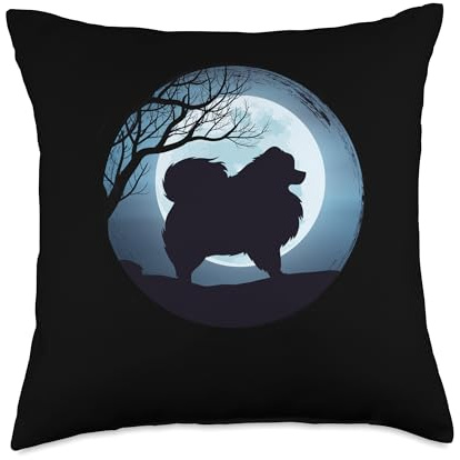 Pomeranian Pom-Dog Throw Pillow