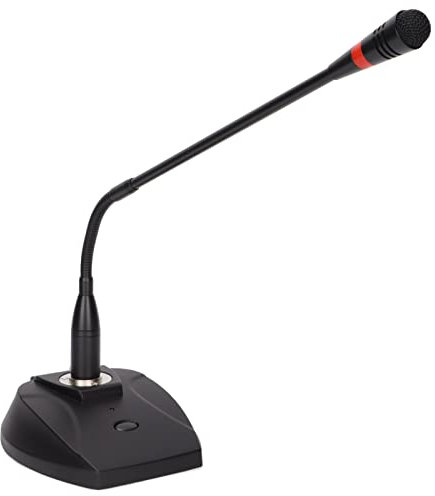 Schwanenhalsmikrofon, um 360 Grad Verstellbares Kabelgebundenes Mikrofon mit XLR-Kopf auf 6,35-mm-Kabel für Konferenzsprach-Desktop-Mikrofon D39