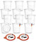Flaschenbauer - 12er Pack Sturzglas 140ml RR60 - Vielseitige Einmachgläser für Kuchen im Glas, Marmelade, Konservieren, Einmachen, Dekoglas Inklusive Etikett - Made in Germany