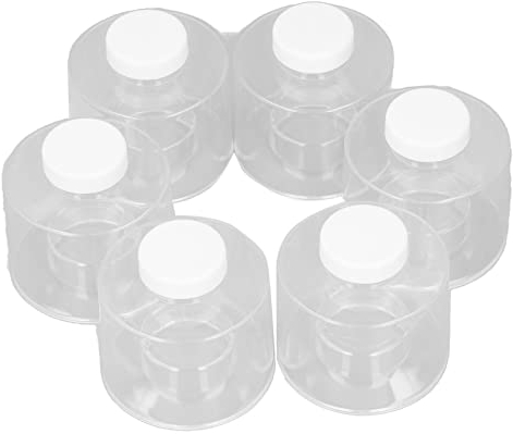 6 Pezzi Portaspezie Impilabile Portaspezie, Bottiglie Trasparenti per Condimenti Nei Colori delle Spezie, Soluzione Salvaspazio e Organizzata per Conservare le Spezie in Cucina, Senza BPA