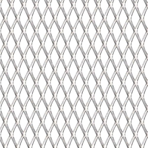 Kavolet Rejilla metálica expandida de Acero Inoxidable, 50 x 50 cm, 30 x 17 x 2,5 mm, Malla de Alambre de Metal expandido