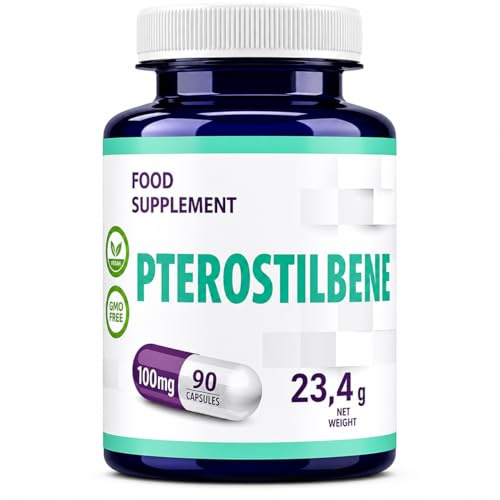 Hepatica trans-Ptérostilbène 100 mg | à Ingrédient Unique | 90 Gélules Véganes | Réserve 3 Mois | GMP & laboratoire indépendant