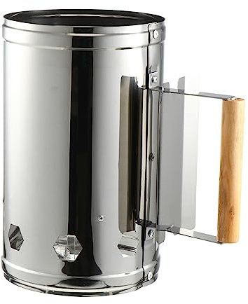 Milisten Barbecue à Acier Inoxydable Démarreur De Cheminée pour Allumage Rapide Outil De Cuisine Extérieur pour Grillades