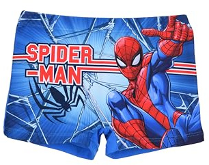 Marvel Spider Man Short de Bain pour Garçon, Maillot de Bain D'été pour Enfant, Taille 3 Ans | Bleu