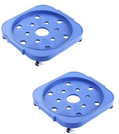 Hkfgdjdl 2pcs Propanes Cylinder Stand With 4 Swivels Wheel Brake Systems Multipurpose Plant Holders for Home Gardening Use