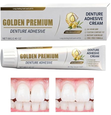 Adhesivo Para Prótesis Dentales,Crema De De Las Encías 68g | Adhesivo Suave | Para Mujeres Y Hombres Seguridad Uso Diario Viaje Dispositivos Dentales