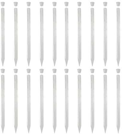 Aeratore per Radici di Piante, 20 Pezzi, Tubi di aerazione del Suolo, 24 cm, previene l'irrigazione eccessiva, Bastoncini di Ventilazione per orti, pomodori, Prato, Cortile, all'aperto