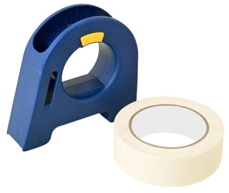 SZLIFE Dispenser di carta per nastro adesivo per imbianchino, organizer portatile per nastro adesivo per mascheratura, applicabile con nastri per interni,