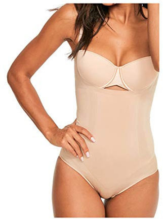 Spanx Women's 10129r-soft s Bodysuit, Beige Soft Nude), 20-22 UK (46-48 EU) (Manufacturer size: XL)
