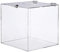 Spendenbox aus Acryl abschließbar / 300 x 300 mm/Acrylbox/Losbox/Einwurfbox/Aktionsbox/mit 2 Scharnieren und Schlüsseln