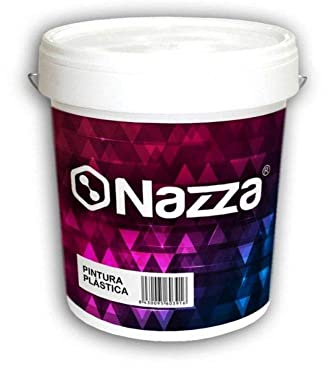Nazza Pintura de Caucho Blanco Impermeabilizante - Pintura Antigoteras y Antihumedad para Terrazas y Azoteas Transitables - Color Blanco - 4 Litros