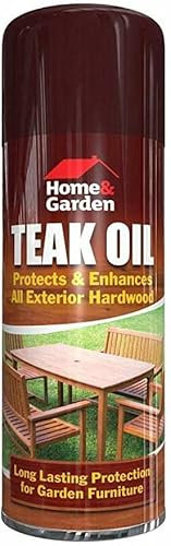 PEBBLE HUG 400 ML Teak Oil Spray Bottle Natural Wood Varnish for Furniture Polishing Hardwood Decking Long Lasting Protection, Easy to Use (Pack of 1)