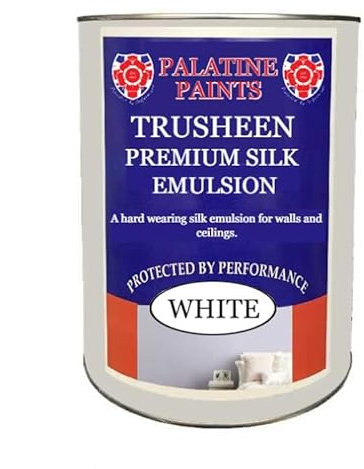 Palatine PaintsProtected By Performance Trusheen Premium Vinyl Silk Emulsion (Magnolia, 10 Litre)