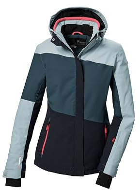 Killtec Ksw 67 Wmn Ski Jckt Chaqueta de esquí/chaqueta funcional con capucha con cremallera y protección contra la nieve Mujer
