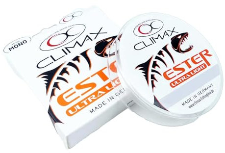 Climax Ester U-Light Mono 150m 0,16mm Transparent Monofile Angelschnur