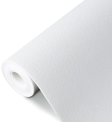 WochiTV Schubladenmatte, Nicht Klebende Schubladenauskleidung Antirutschmatte Wasserdichtem Matte Schneidbar Platzsets für Küche Regale Bad Schränke Schubladen Werkzeugkasten, Weiß (44.5 x 300 cm)
