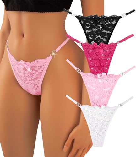 Banamic Women G-String Thongs Panties T Back Breathable Sexy Underwear