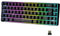 EMPIRE GAMING – 2024 Neu - K508 Kompakte Kabellose Gaming-Tastatur (Französisch) – Wireless/2.4G/Typ-C – PS4/PS5/PC/Mac – RGB Hintergrundbeleuchtung – 23 Anti-Ghosting-Tasten – Schwarz