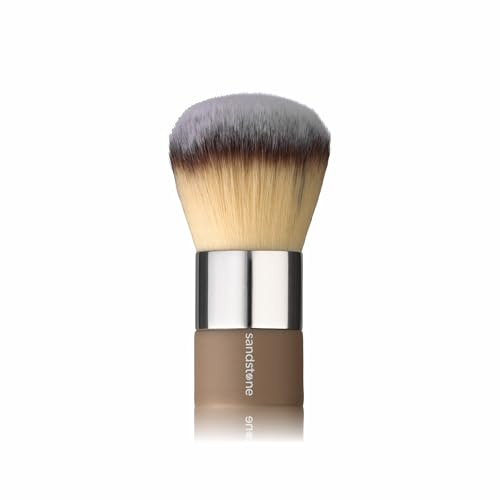 Sandstone Scandinavia Kabuki-Pinsel – Professioneller Make-up-Pinsel für Puder & Foundation – Ultraweiche, Dichte, Vegane Borsten