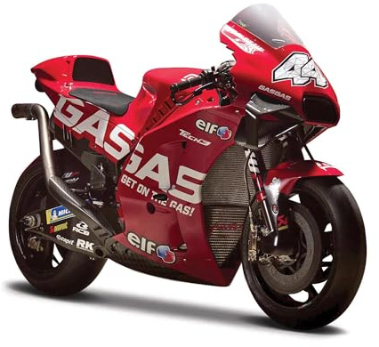 Maisto MOTORBIKE 2023 GASGAS FACTORY TECH3 (#44 ESPARGARO) - 1:18 Scale - Incredibly Detailed Die-Cast Replica Collectible Motorcycle Model, Multiple Colours