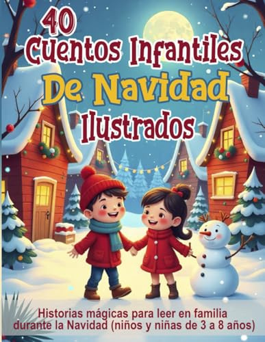 40 Cuentos Infantiles de Navidad Ilustrados: Historias mágicas para leer en familia durante la Navidad (niños y niñas de 3 a 8 años)
