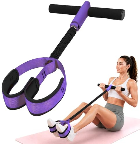 Bande de Resistance Musculation | Poignées Antidérapantes, Sport Maison Femme Abdos Musculation Appareil Fitness Materiel pour Perte de Poids, Entraînement