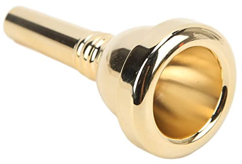Dilwe Boquilla para Trombón, Boquilla de Cobre para Trombón Alto para un Sonido Estable, de Fácil Instalación, para Alto. (GOLD)
