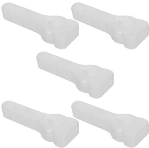 SOESFOUFU 5pcs Manual Razor Travel Case - Manual Shaver Protector - Clear Hard Plastic Storage Box - Transparent Hair Removal Organizer for Men Business Trip
