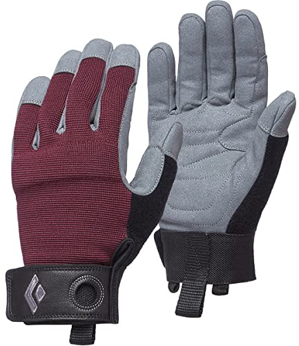 Black Diamond Women's Crag Gloves, Mujer; 6018-Bordeaux; S