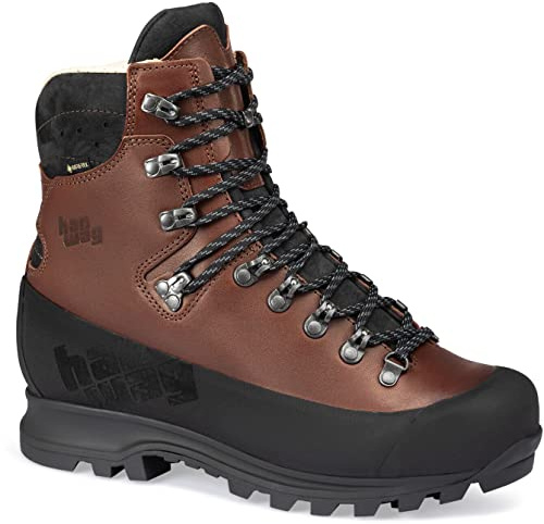 Hanwag Herren Alaska Pro Wide GTX Trekkingstiefel - 7/40.5 Wide Leisten - GORE-TEX - Schwarz